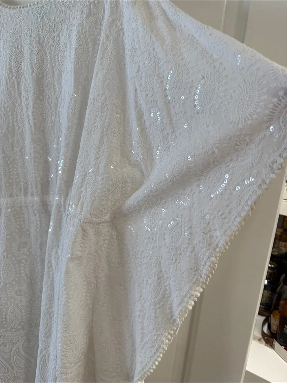 Melissa Odabash Trixie White V-Neck Swim Cover-Up